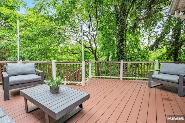 view of deck