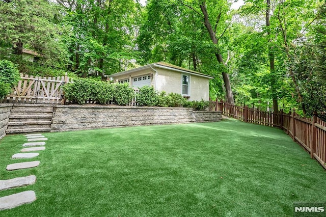view of yard