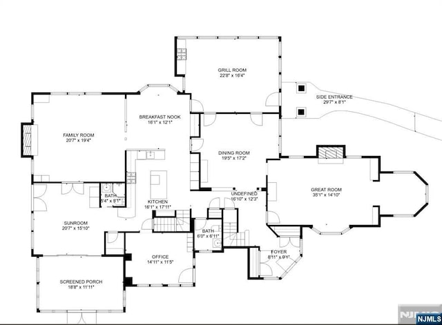 15 Hamilton Rd, Morristown Town, NJ 07960 - floor plan / room layout