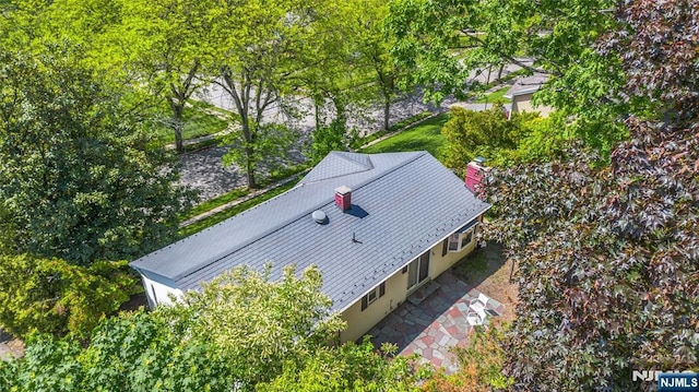 view from above of property