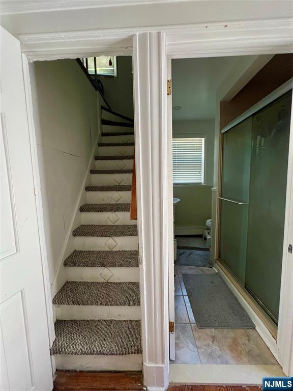 view of stairs