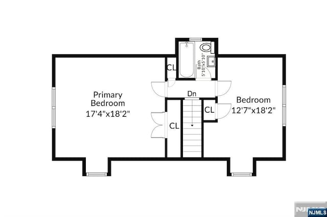 205 Elizabeth, Oradell, NJ 07649 - floor plan / room layout