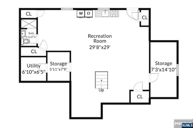 205 Elizabeth, Oradell, NJ 07649 - home floor plan