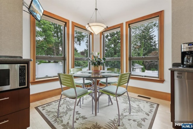 435 Cypress Ct, New Milford, NJ 07646 - dining room with wood finished floors