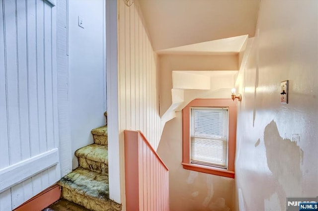 view of stairs
