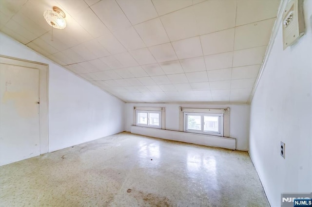 view of spare room