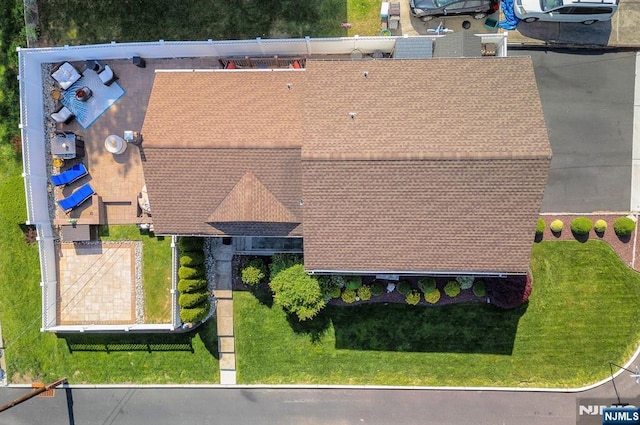 view from above of property