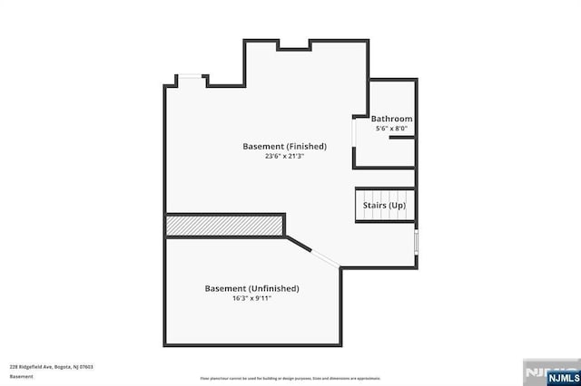 228 Ridgefield Ave, Bogota, NJ 07603 - room layout