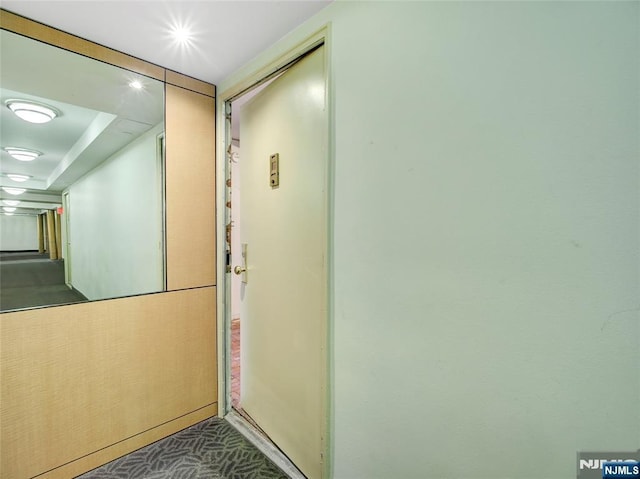 377 S Harrison St Unit 18Aa, East Orange, NJ 07018 - hallway featuring recessed lighting