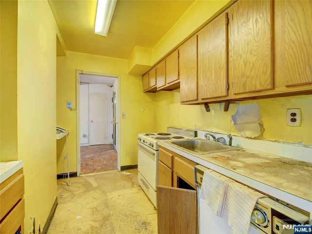 377 S Harrison St Unit 18Aa, East Orange, NJ 07018 - kitchen featuring white appliances and light countertops