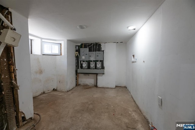 view of basement
