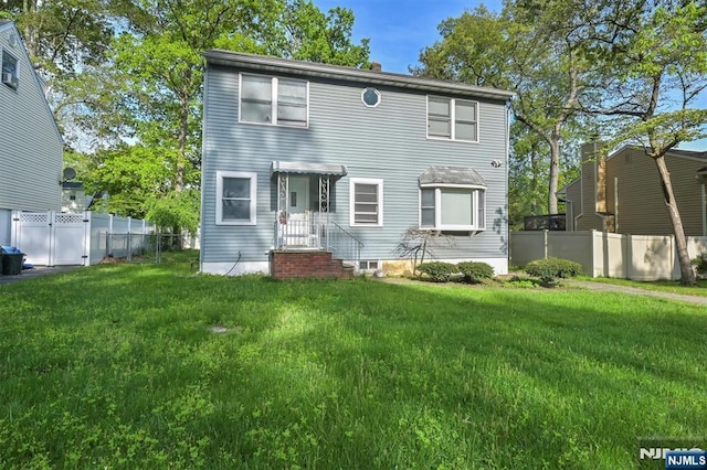 view of back of property