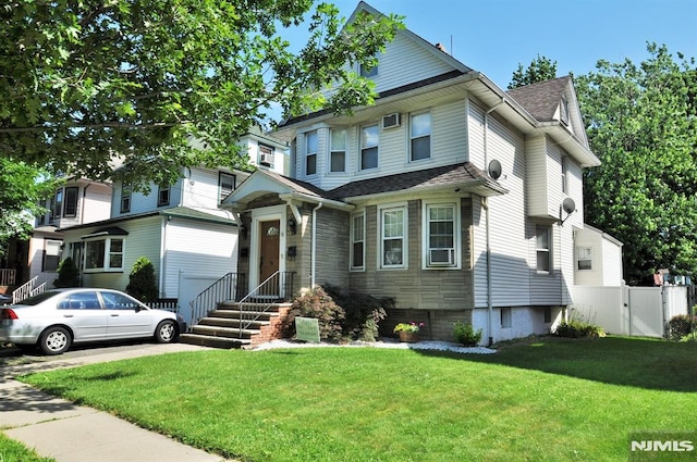 79 Arthur St, Ridgefield Park, NJ 07660 - view of front of house featuring a gate and a shingled roof