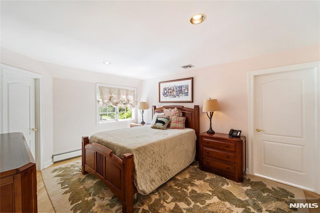 14 Stewart Ct, Old Tappan, NJ 07675 - bedroom featuring a baseboard radiator and recessed lighting