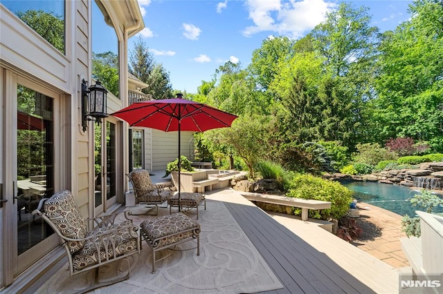 14 Stewart Ct, Old Tappan, NJ 07675 - view of deck