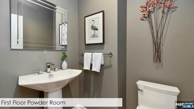 108 Buckhaven Hl, Upper Saddle River, NJ 07458 - half bath featuring toilet