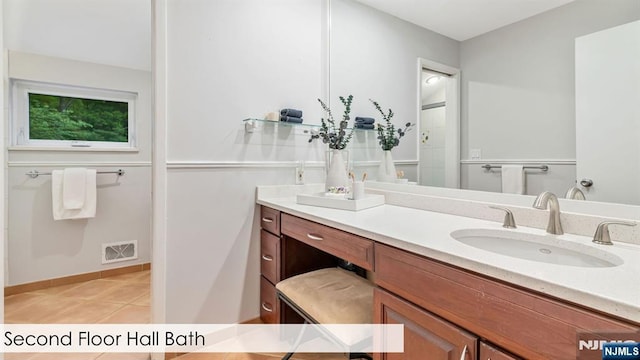 108 Buckhaven Hl, Upper Saddle River, NJ 07458 - full bathroom featuring tile patterned floors and vanity