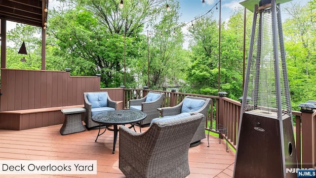 108 Buckhaven Hl, Upper Saddle River, NJ 07458 - view of wooden terrace