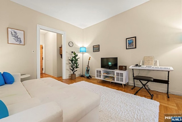 1055 Boulevard Blvd Unit D3, Weehawken, NJ 07086 - bedroom featuring baseboards