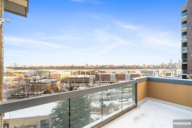 8709 Churchill Rd, North Bergen, NJ 07047 - balcony featuring a view of city