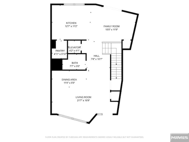 8709 Churchill Rd, North Bergen, NJ 07047 - home floor plan