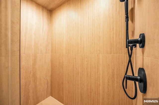 246 Oakwood Dr, Paramus, NJ 07652 - bathroom view of tiled shower