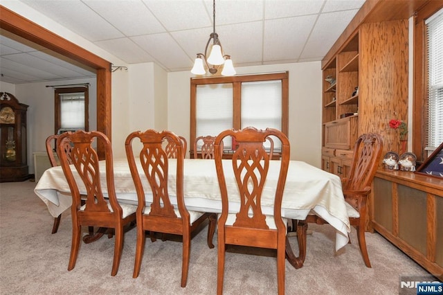 501 Collins Ave, Hasbrouck Heights, NJ 07604 - dining space with light carpet and plenty of natural light