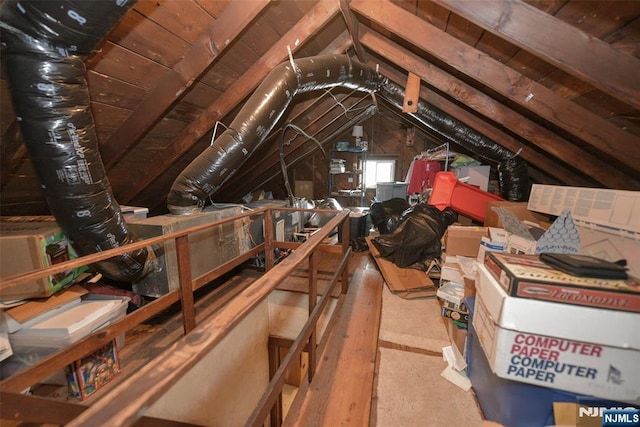 501 Collins Ave, Hasbrouck Heights, NJ 07604 - view of unfinished attic