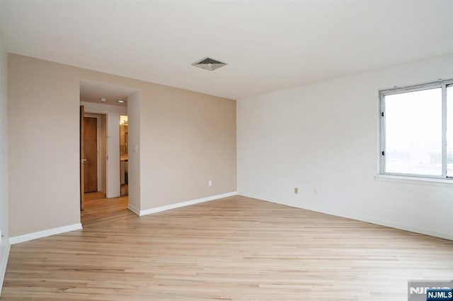 364 Palisade Ave Unit 4C, Cliffside Park, NJ 07010 - unfurnished room with light wood-style floors and baseboards