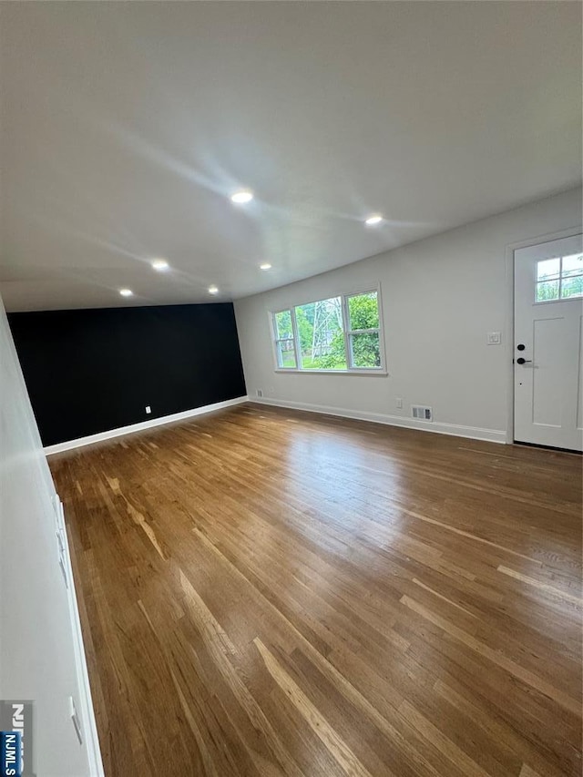 358 Bowden Rd, Cedar Grove, NJ 07009 - unfurnished room featuring wood finished floors, plenty of natural light, baseboards, and recessed lighting