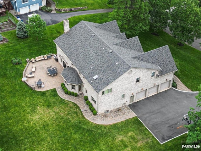 17 Sunset Ln, Upper Saddle River, NJ 07458 - view from above of property