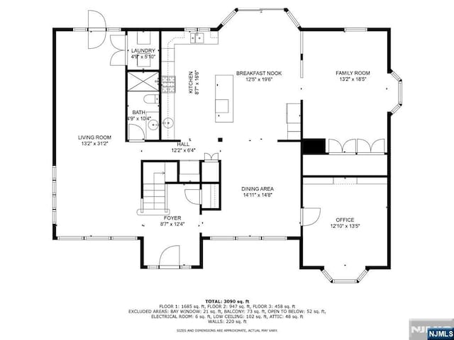 155 W Clinton Ave, Tenafly, NJ 07670 - property floor plan