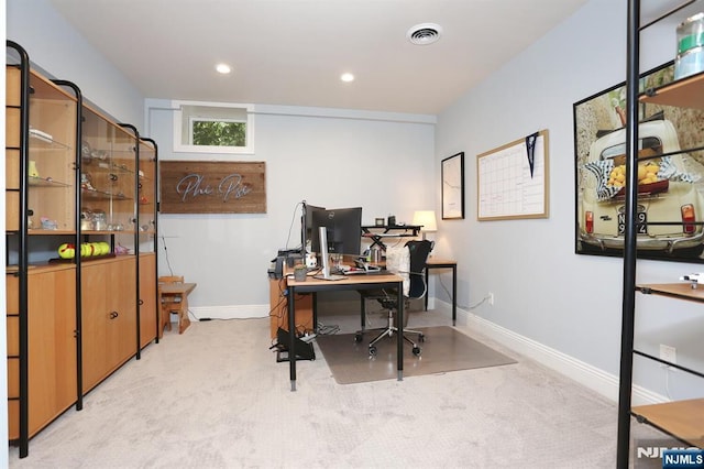 7 Newton Pl, Allendale, NJ 07401 - office featuring carpet floors, baseboards, and recessed lighting
