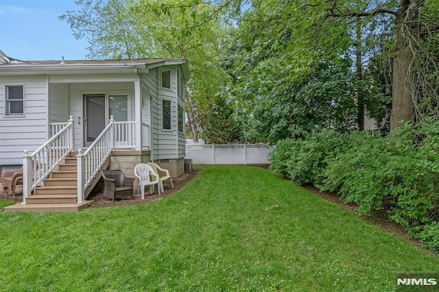526 Rutland Ave, Teaneck, NJ 07666 - view of yard featuring central air condition unit