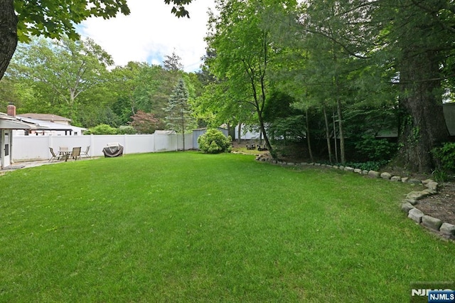 view of yard