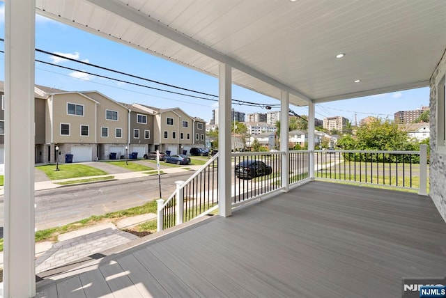 240 Berry St, Hackensack, NJ 07601 - porch featuring a residential view