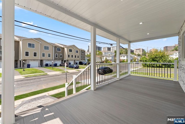 240 Berry St, Hackensack, NJ 07601 - porch with a residential view