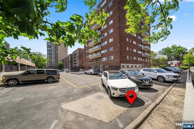 2180 Center 4B, Fort Lee, NJ 07024 - view of uncovered parking lot
