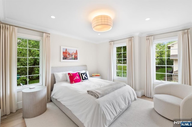 10 Kensington Ct, Tenafly, NJ 07670 - bedroom with light wood-style floors and recessed lighting