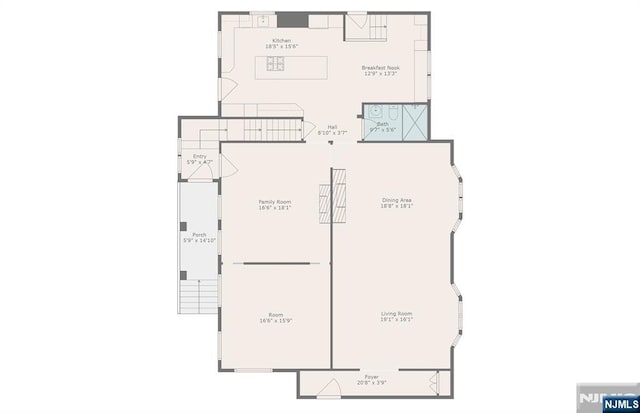 296 Highfield Ln, Nutley, NJ 07110 - room layout