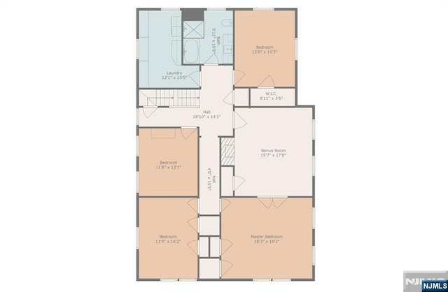 296 Highfield Ln, Nutley, NJ 07110 - home floor plan