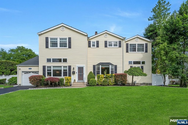 248 Camden St, Oradell, NJ 07649 - view of front of property with asphalt driveway and a garage