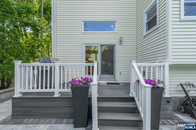 248 Camden St, Oradell, NJ 07649 - view of wooden deck
