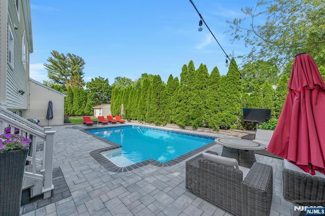 248 Camden St, Oradell, NJ 07649 - swimming pool featuring a patio