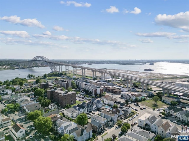 133 4th St, Bayonne, NJ 07002 - view of property location featuring a notable bridge and a large body of water