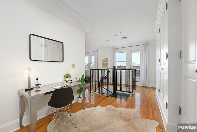 167 Wayne St Unit 407, Jersey City, NJ 07302 - home office featuring wood finished floors and baseboards