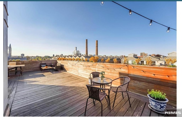 167 Wayne St Unit 407, Jersey City, NJ 07302 - view of wooden terrace