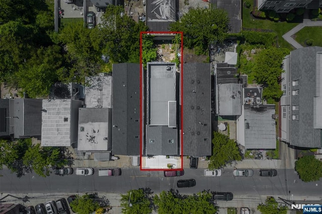 85 Myrtle Ave, Jersey City, NJ 07305 - aerial overview of property's location with property boundaries highlighted