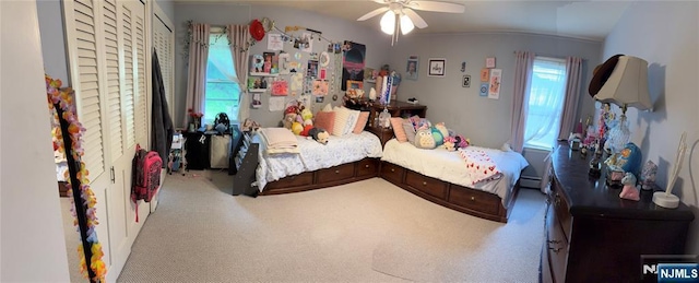 32 Northgate, Wanaque, NJ 07465 - carpeted bedroom featuring ceiling fan and a baseboard heating unit