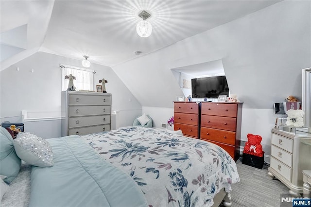 18 Tromp St, Clifton, NJ 07011 - bedroom with vaulted ceiling and carpet flooring